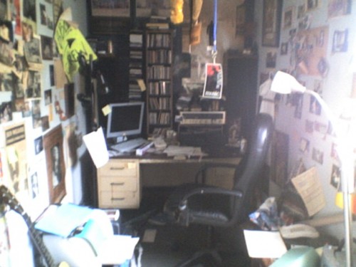 Larry Brown's writing room