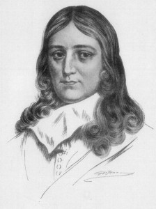 this is a picture of john milton.  he looks like if you asked him if he wanted to just rent a super nintendo and chill he would nod once and say, "indeed."