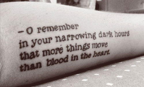 Flesh: Literary Tattoos