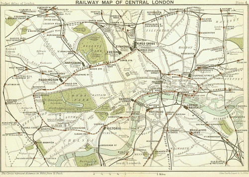 Map Of Victorian London. More Maps of Victorian London