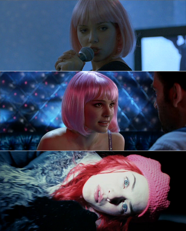 Pink wig outlet in movies