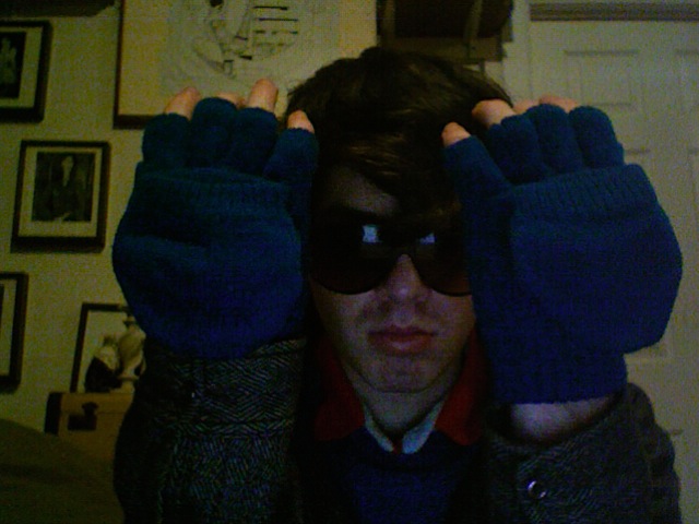 blue mittens